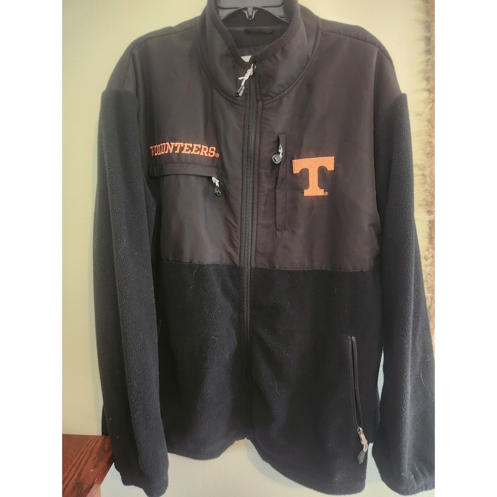 Campus Specialties Black UT TENNESSEE Vols Volunteers Jacket Size Large Full Zip